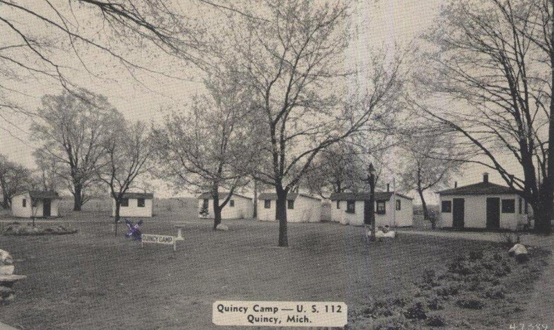 Quincy Camp (Quincy Tourist Camp) - Vintage Postcard (newer photo)